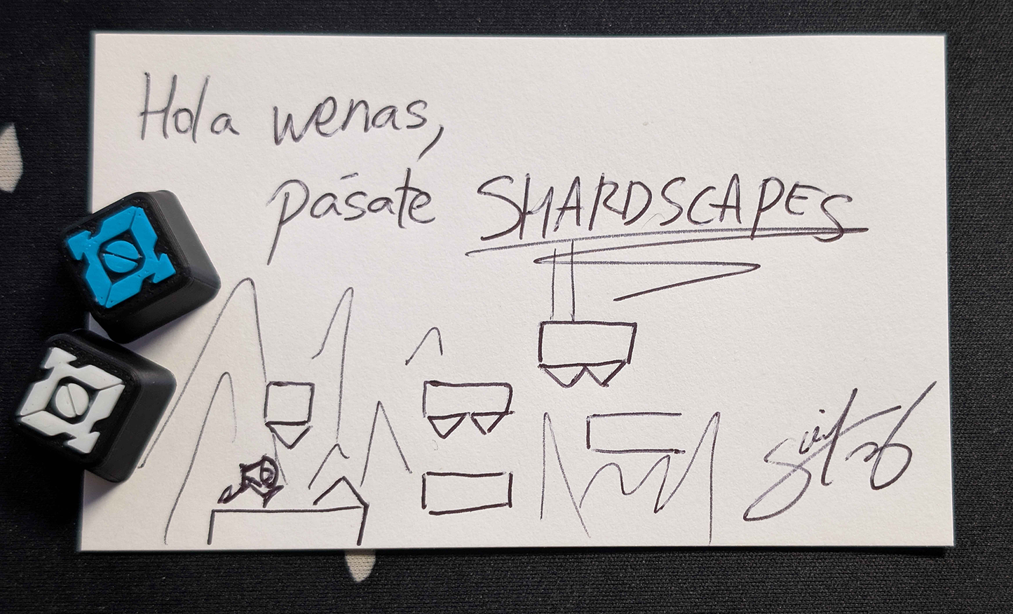 Keycap de Guitar con dedicatoria firmada (PREVENTA)